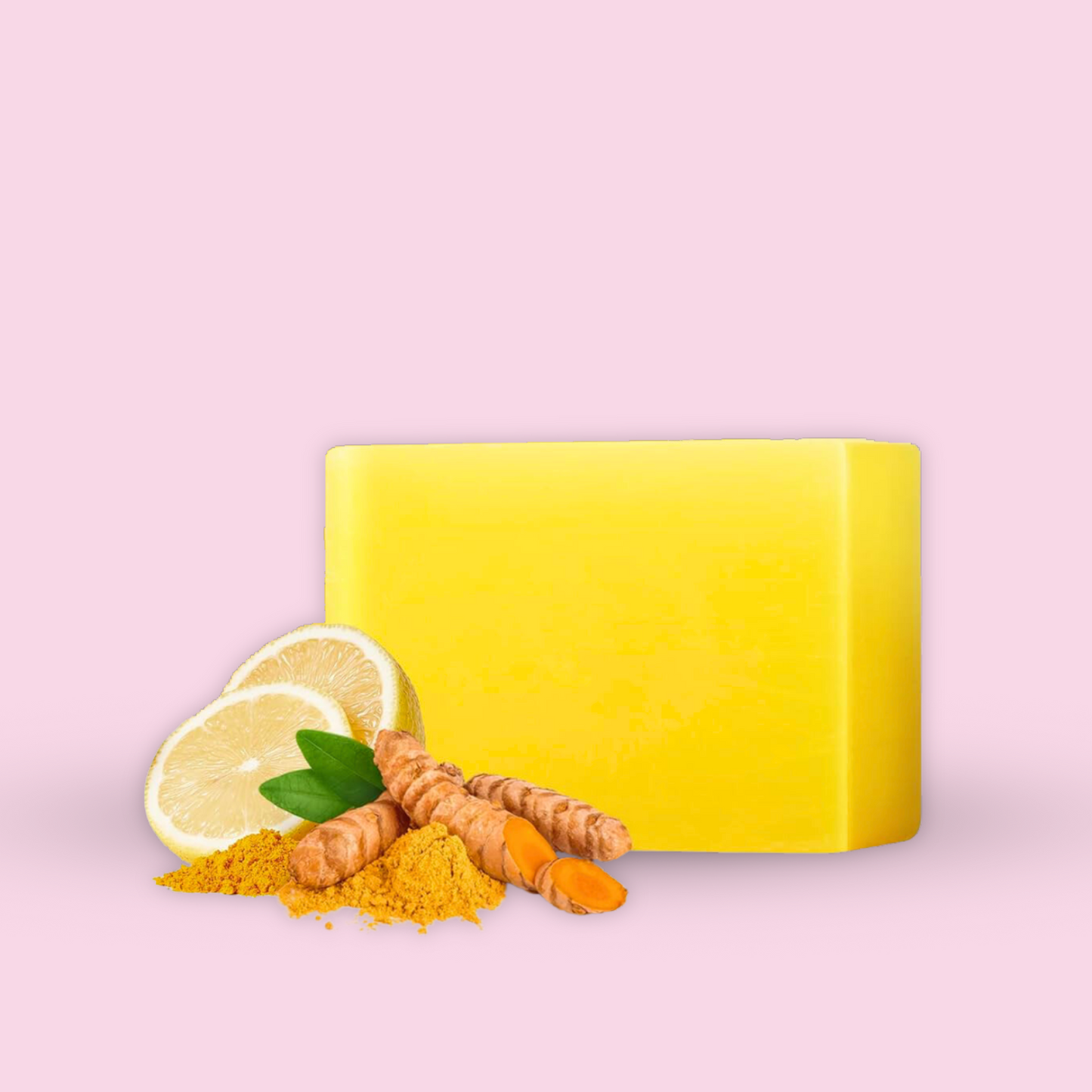 Lemon Turmeric & Kojic Acid Brightening Soap